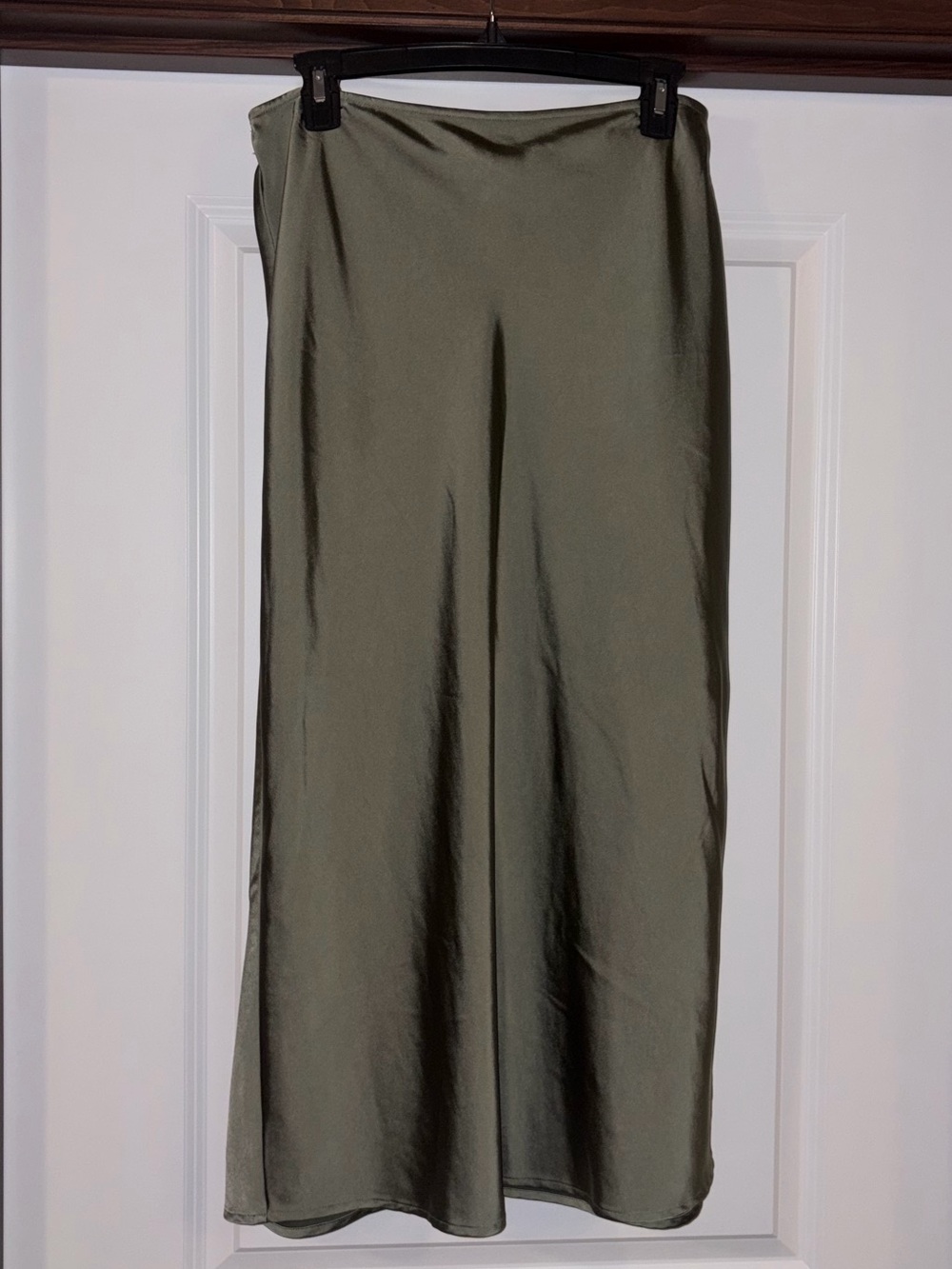 Satin Midi Skirt • Old Navy